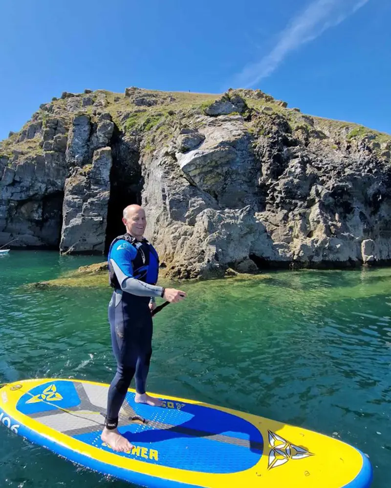 Paddle boarding in Pembrokeshire