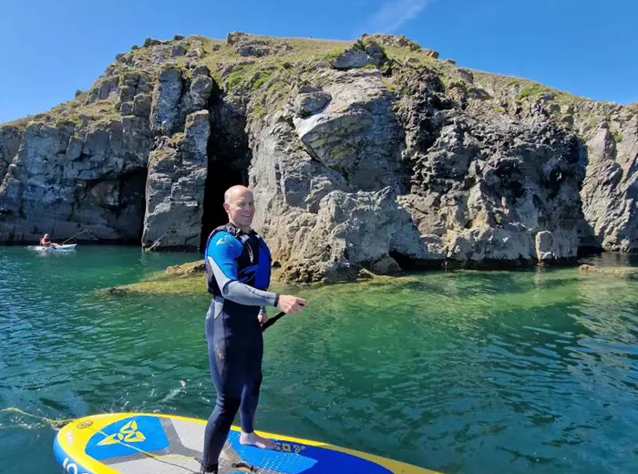 Paddle boarding in Pembrokeshire
