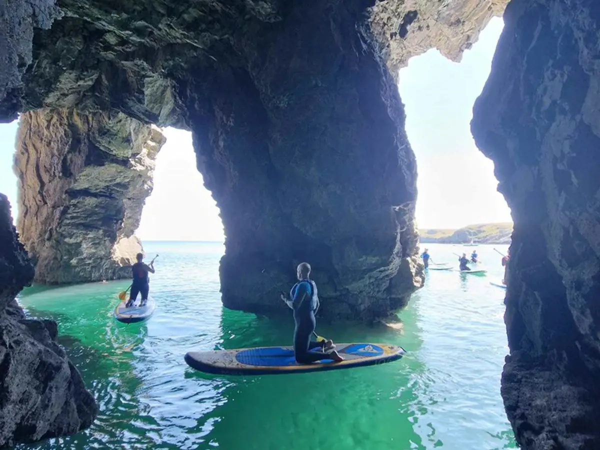 Tenby paddleboarding and family beach activities in Pembrokeshire