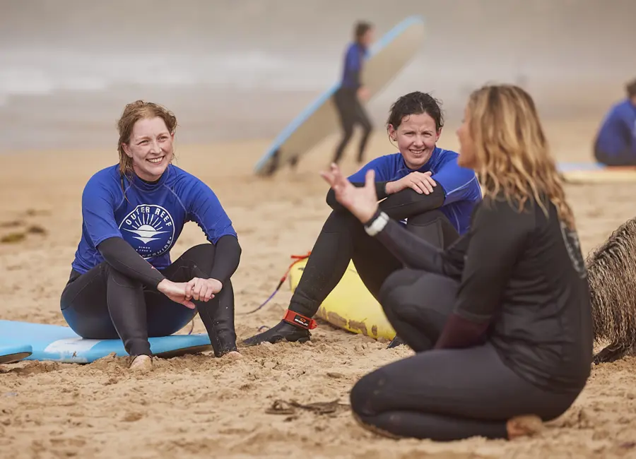 Surf lessons at Manorbier Pembrokeshire